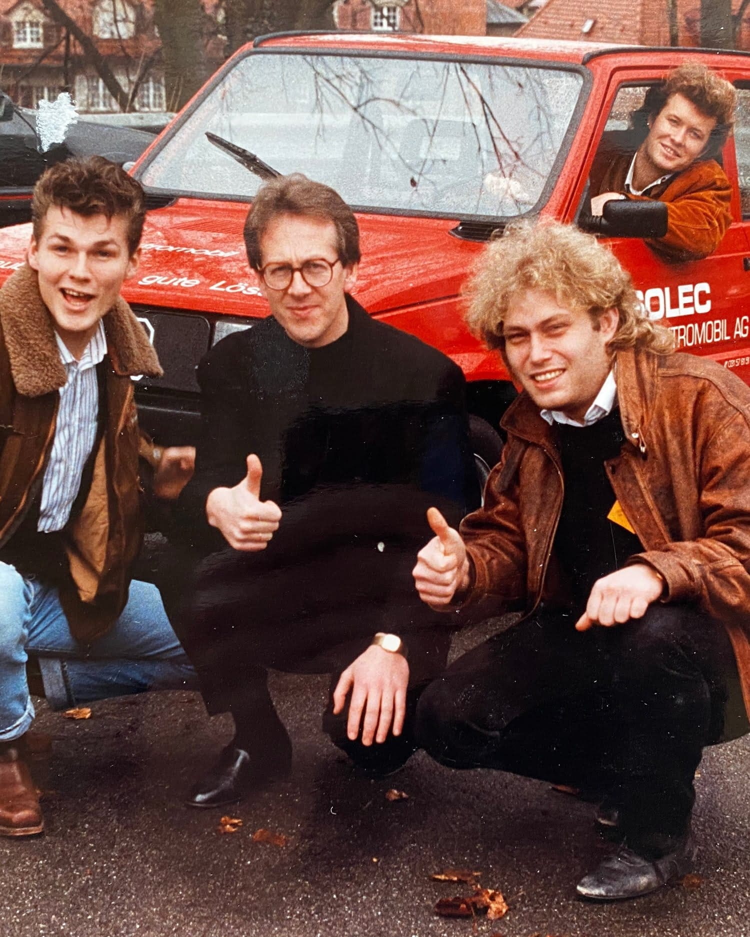 morten harket with an ev in the 80s