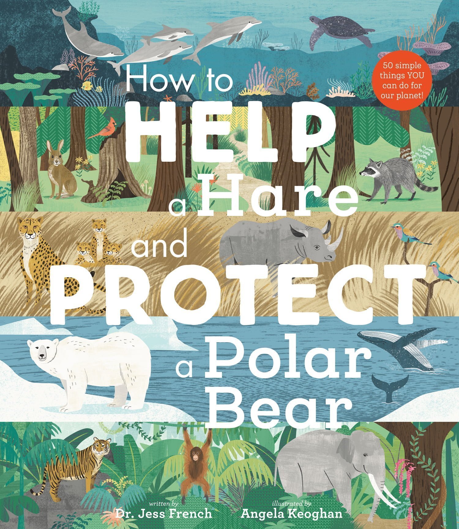kids books children's books climate how to help a hare and protect a polar bear book cover