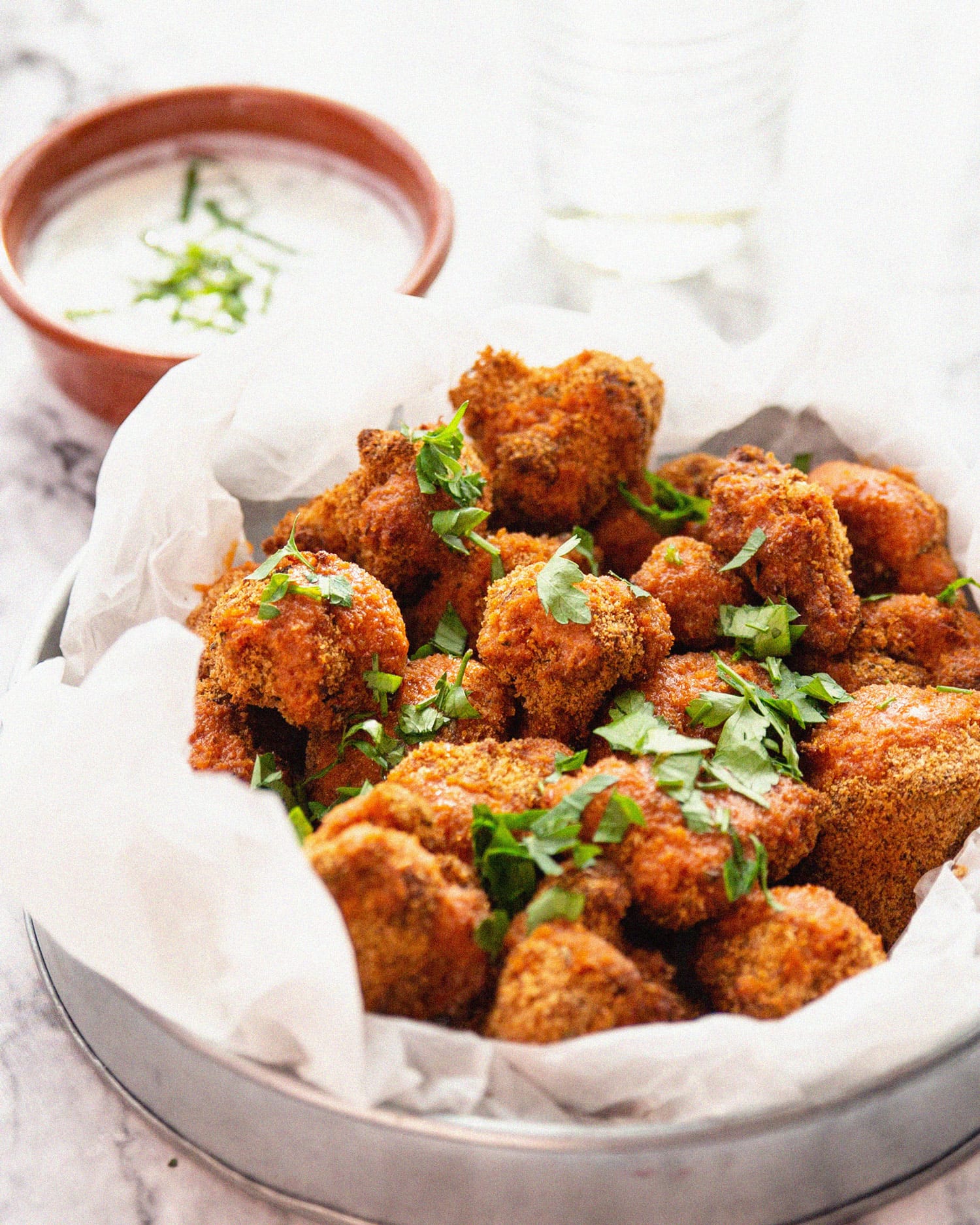 Cauliflower wings