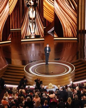 Jimmy Kimmel at the 96th Annual Oscars held at Dolby Theatre on March 10, 2024 in Los Angeles, California.