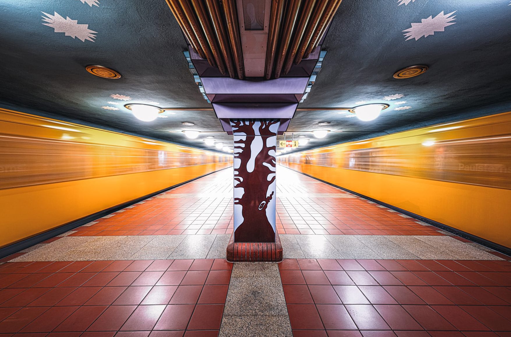 Subway Berlin Paulstern Metro Station