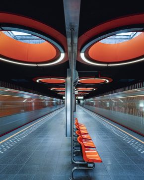 Subway Gallery Metro Station Bruxelles Pannenhuis