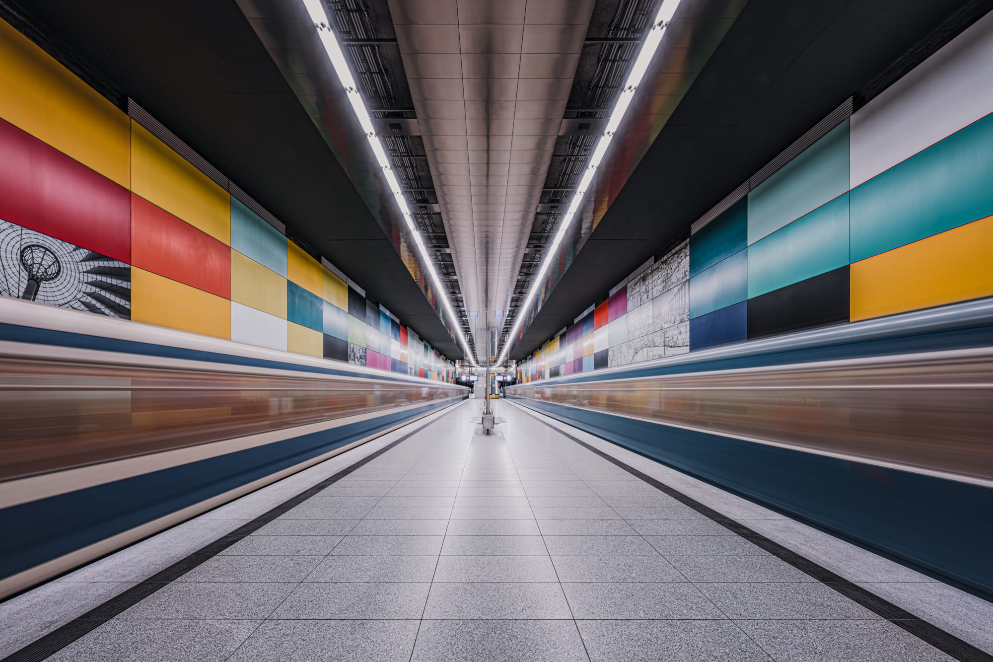 Subway Gallery Metro Station Munich Georg Brauchle Ring