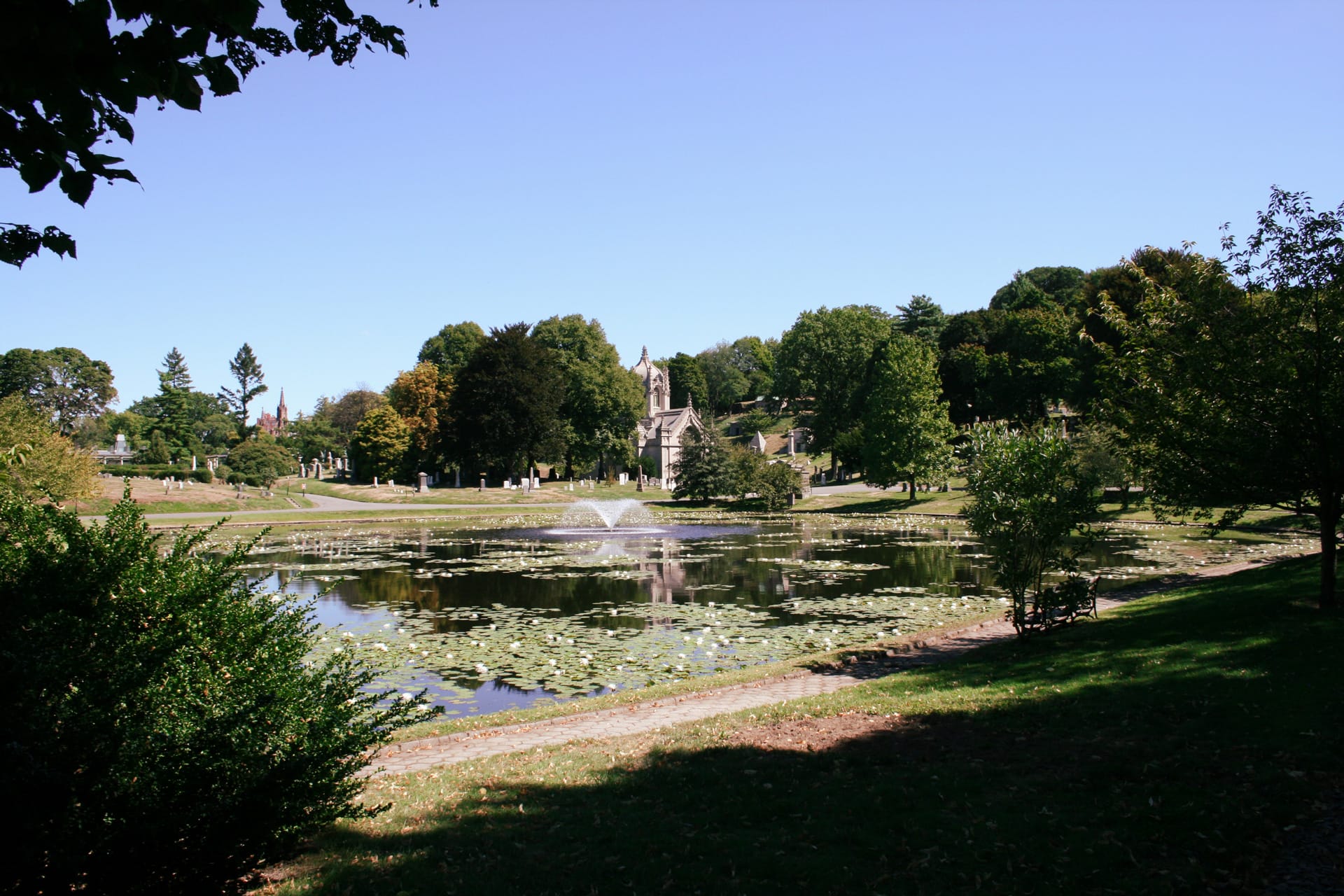 Green-wood cemetery. quietest places in New York