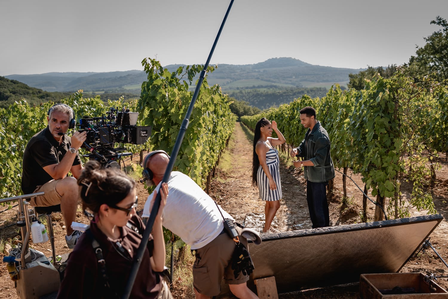 You, Me and Tuscany behind the scenes
